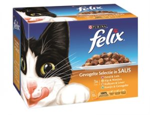 Felix pouch gevogelte selectie in saus