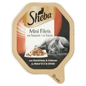 Sheba alu mini filets rund / kalkoen in saus
