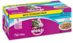 Whiskas multipack pouch adult vis selectie in gelei
