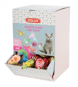 Zolux display speelmuizen kat assorti
